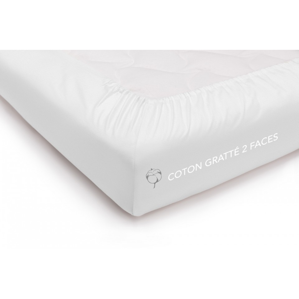 Protège matelas 180x200 250g bonnet 40cm - Linge de lit - Drap House