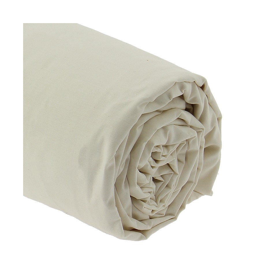 Drap housse percale 200x200 bonnet 30 cm - Linge de lit - Drap House